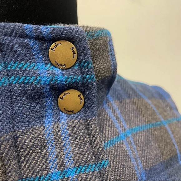 BODEN Down filled Vest Plaid Wool Blend- Pembroke Vest - Picture 5 of 11